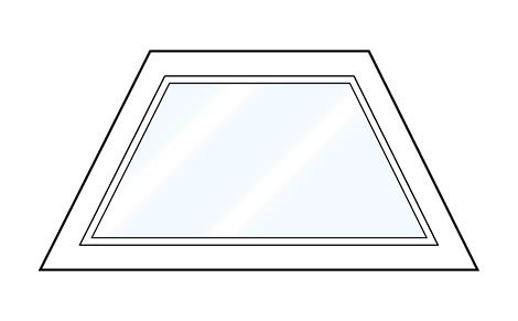 Fenêtres de formes spéciales : triangle, trapèze, ronde.